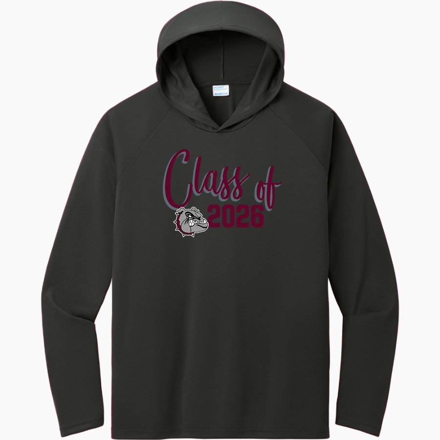 EDMOND MEMORIAL HIGH SCHOOL BULLDOGS <span class="pdp-name-mascot">EDMOND MEMORIAL BULLDOGS</span> Port & Company Men's Performance Pullover Hooded Tee