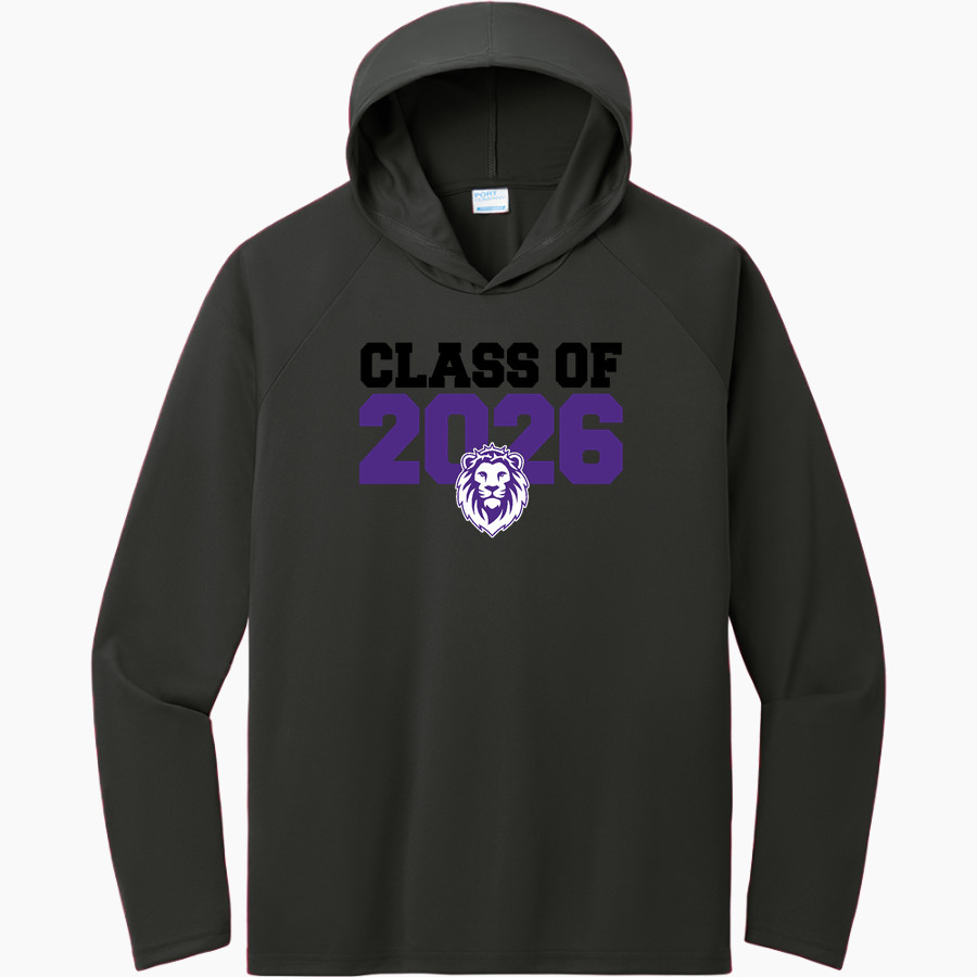 King's Academy Warriors Port & Company Men's Performance Pullover Hooded Tee