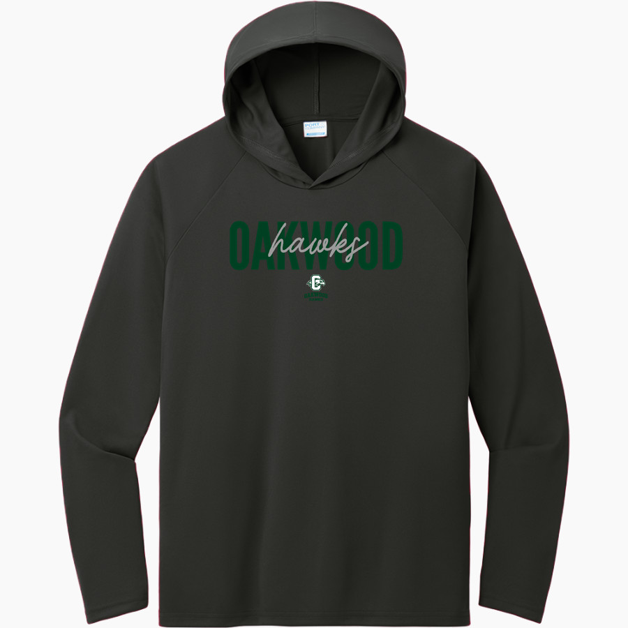 Oakwood Hawks <span class="pdp-name-mascot">Oakwood Hawks</span> Port & Company Men's Performance Pullover Hooded Tee