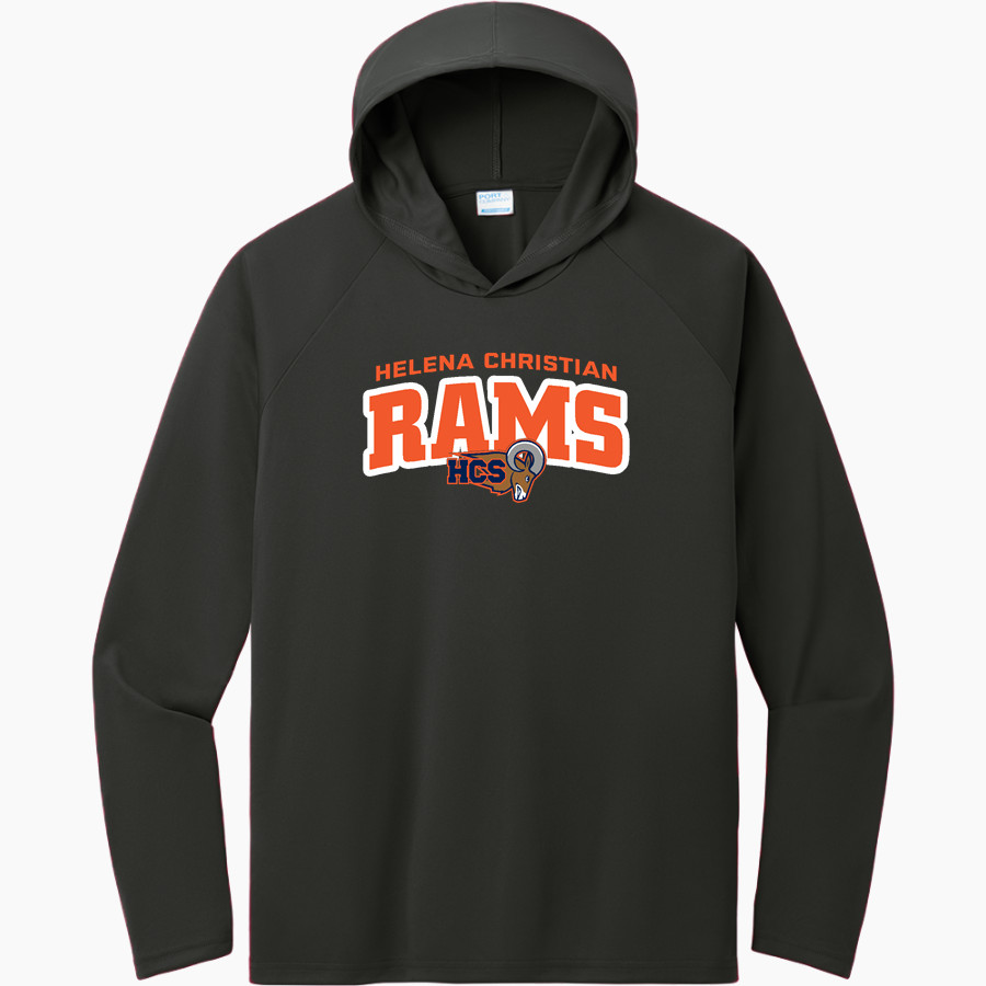 Helena Christian Rams <span class="pdp-name-mascot">Helena Christian School Rams</span> Port & Company Men's Performance Pullover Hooded Tee