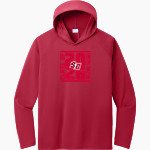 SANTIAM CHRISTIAN HIGH SCHOOL EAGLES Port & Company Men's Performance Pullover Hooded Tee Front Thumbnail