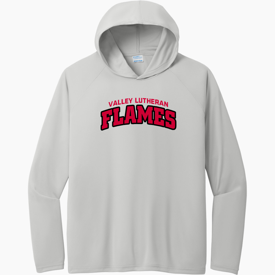 Valley Lutheran Flames <span class="pdp-name-mascot">Valley Lutheran High School Flames</span> Port & Company Men's Performance Pullover Hooded Tee