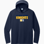 St. Peter Claver Knights Port & Company Men's Performance Pullover Hooded Tee Front Thumbnail