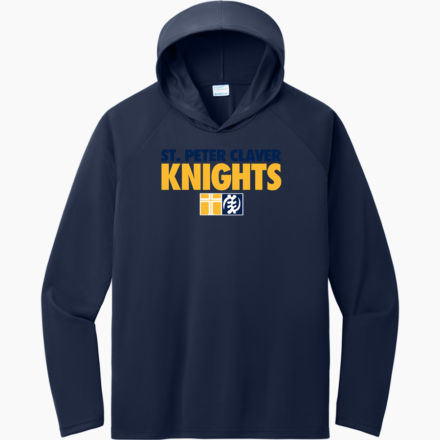 St. Peter Claver Knights Port & Company Men's Performance Pullover Hooded Tee