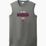 PERRY HIGH SCHOOL MAROONS <span class="pdp-name-mascot">PERRY MAROONS</span> Port & Company Men's Performance Sleeveless Tee Front Thumbnail