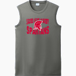Sacred Heart Academy lead with heart Port & Company Men's Performance Sleeveless Tee Front Thumbnail