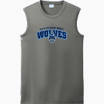 Sun Prairie West Wolves <span class="pdp-name-mascot">Sun Prairie West High School Wolves</span> Port & Company Men's Performance Sleeveless Tee Front Thumbnail