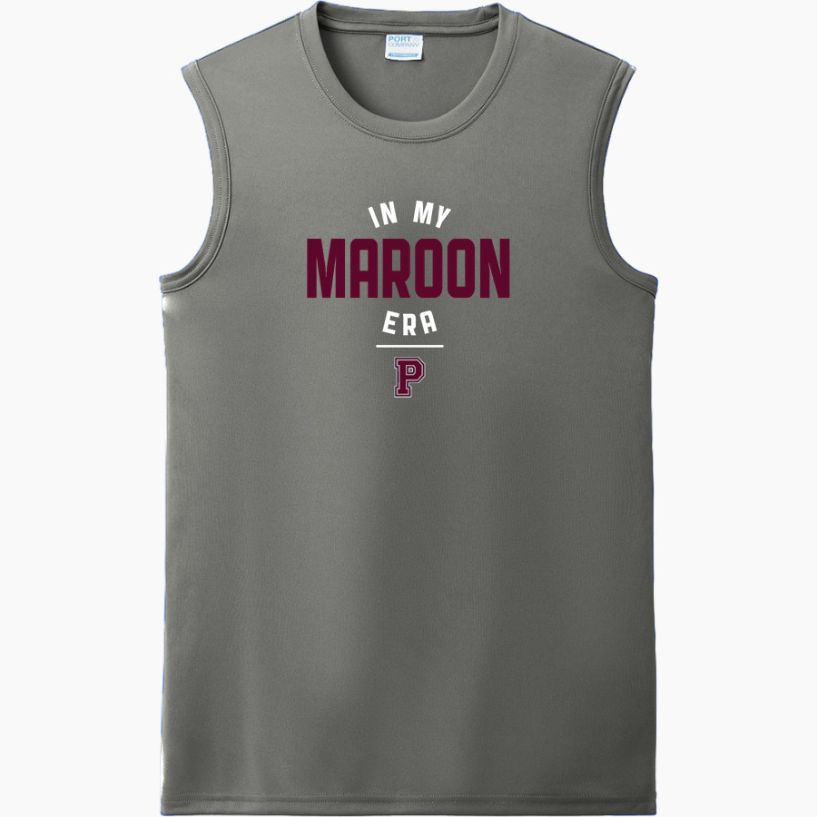 PERRY HIGH SCHOOL MAROONS <span class="pdp-name-mascot">PERRY MAROONS</span> Port & Company Men's Performance Sleeveless Tee
