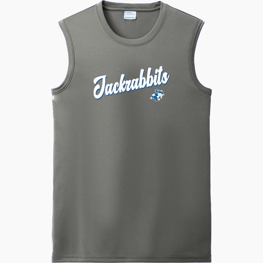 Kansas Jackrabbits Port & Company Men's Performance Sleeveless Tee