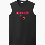 JOHANNESBURG-LEWISTON HIGH SCH CARDINALS <span class="pdp-name-mascot">JOHANNESBURG - LEWISTON CARDINALS</span> Port & Company Men's Performance Sleeveless Tee Front Thumbnail