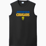 Jefferson Cougars <span class="pdp-name-mascot">Jefferson Cougars</span> Port & Company Men's Performance Sleeveless Tee Front Thumbnail