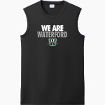 WATERFORD UNION HIGH SCHOOL WOLVERINES <span class="pdp-name-mascot">WATERFORD WOLVERINES</span> Port & Company Men's Performance Sleeveless Tee Front Thumbnail