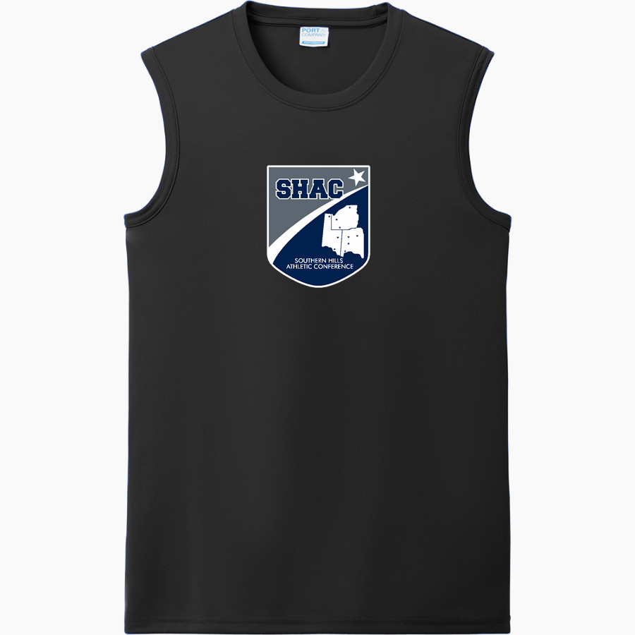 Southern Hills Athletic Conference SHAC <span class="pdp-name-mascot">Southern Hills Athletic Conference</span> Port & Company Men's Performance Sleeveless Tee