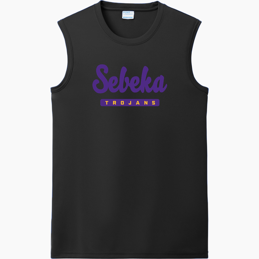 SEBEKA HIGH SCHOOL Trojans Online Store Port & Company Men's Performance Sleeveless Tee