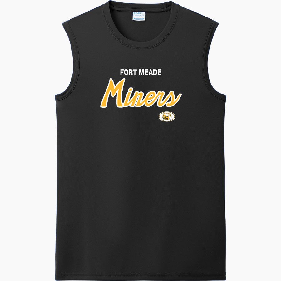FORT MEADE HIGH SCHOOL MINERS Port & Company Men's Performance Sleeveless Tee