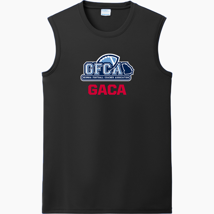 Georgia Athletic Coaches Association <span class="pdp-name-mascot">Georgia Athletic Coaches Association</span> Port & Company Men's Performance Sleeveless Tee