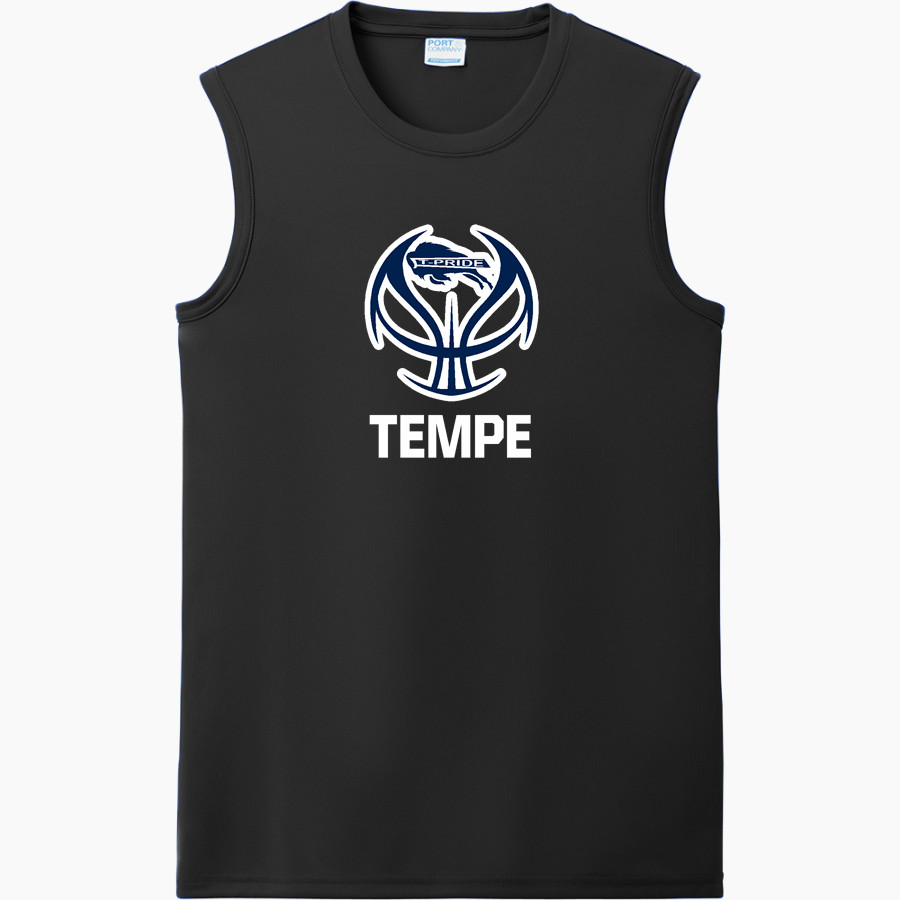 TEMPE HIGH SCHOOL BUFFALOES <span class="pdp-name-mascot">TEMPE BUFFALOES</span> Port & Company Men's Performance Sleeveless Tee