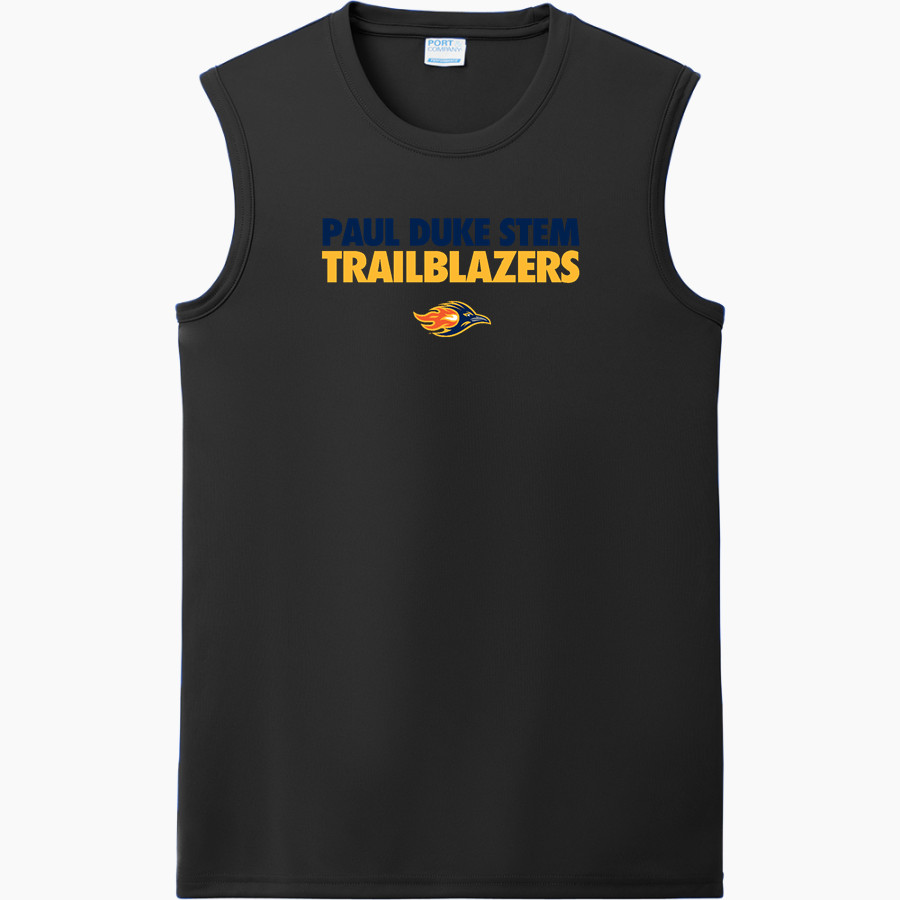 Paul Duke STEM Trailblazers <span class="pdp-name-mascot">Paul Duke High School Trailblazers</span> Port & Company Men's Performance Sleeveless Tee