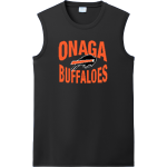 ONAGA HIGH SCHOOL BUFFALOES <span class="pdp-name-mascot">ONAGA BUFFALOES</span> Port & Company Men's Performance Sleeveless Tee Front Thumbnail
