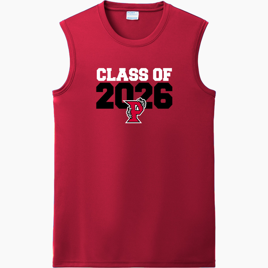 PARKWAY HIGH SCHOOL PANTHERS <span class="pdp-name-mascot">PARKWAY PANTHERS</span> Port & Company Men's Performance Sleeveless Tee