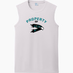 Folsom Lake Falcons Port & Company Men's Performance Sleeveless Tee Front Thumbnail