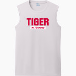 Wittenberg University Tigers <span class="pdp-name-mascot">Wittenberg University Tigers</span> Port & Company Men's Performance Sleeveless Tee Front Thumbnail
