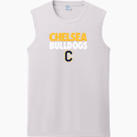 CHELSEA HIGH SCHOOL BULLDOGS <span class="pdp-name-mascot">CHELSEA BULLDOGS</span> Port & Company Men's Performance Sleeveless Tee Front Thumbnail