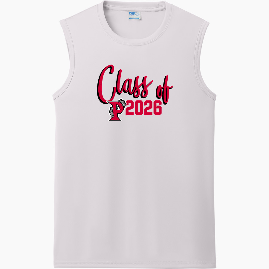 PARKWAY HIGH SCHOOL PANTHERS Port & Company Men's Performance Sleeveless Tee