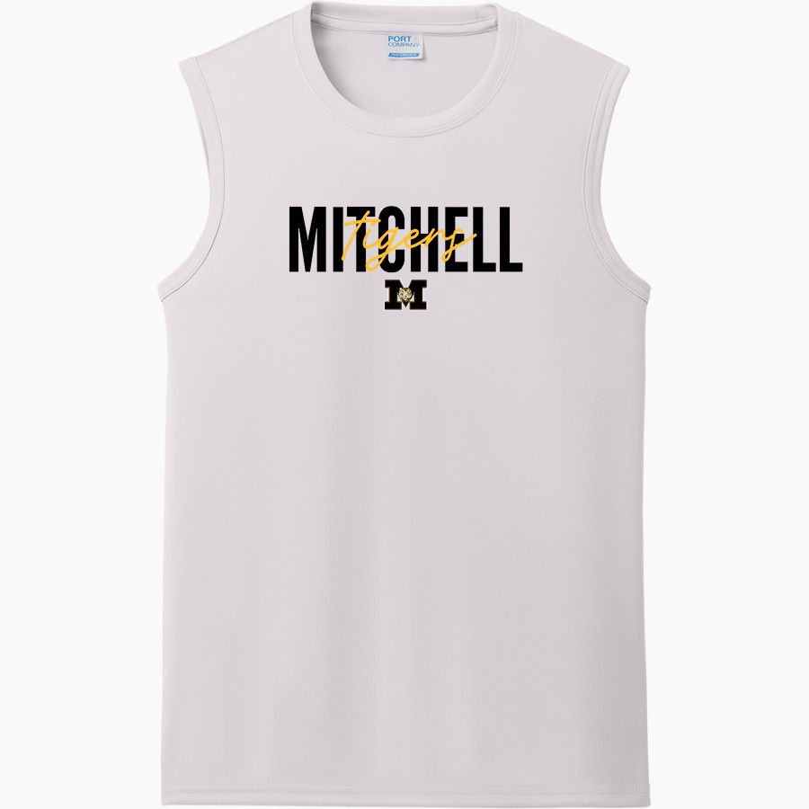 MITCHELL HIGH SCHOOL TIGERS <span class="pdp-name-mascot">MITCHELL TIGERS</span> Port & Company Men's Performance Sleeveless Tee