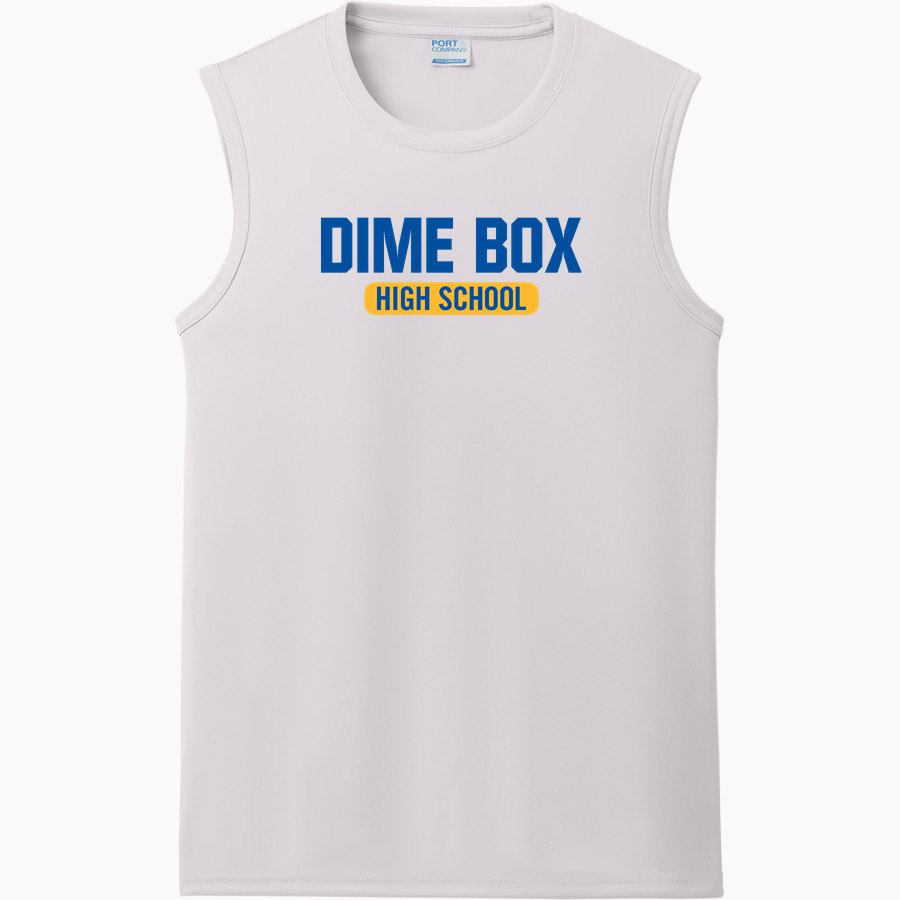 DIME BOX HIGH SCHOOL LONGHORNS Port & Company Men's Performance Sleeveless Tee