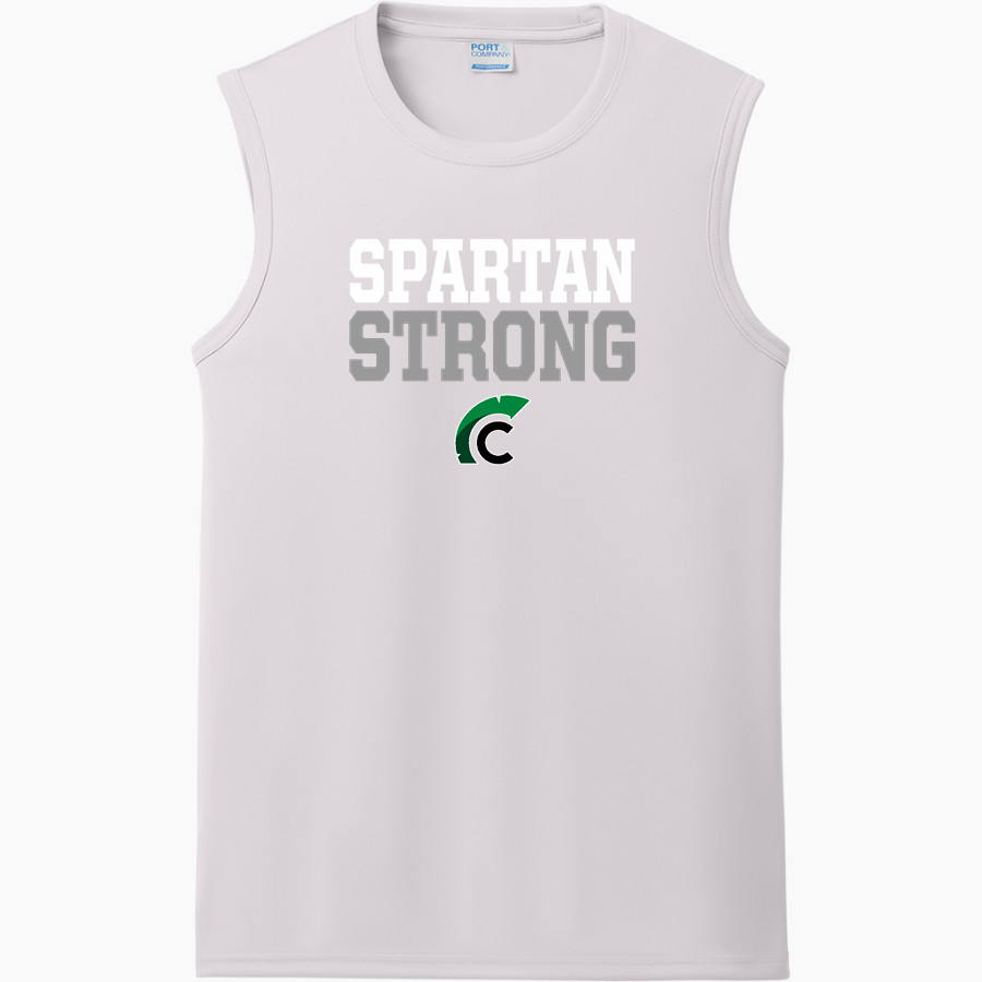 Calvary Christian Spartans <span class="pdp-name-mascot">Calvary Christian Spartans</span> Port & Company Men's Performance Sleeveless Tee