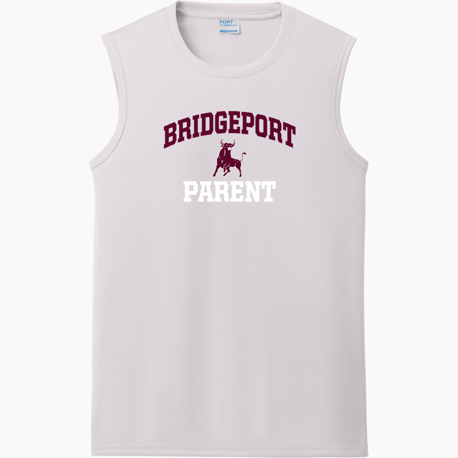 BRIDGEPORT HIGH SCHOOL BULLS <span class="pdp-name-mascot">BRIDGEPORT BULLS</span> Port & Company Men's Performance Sleeveless Tee