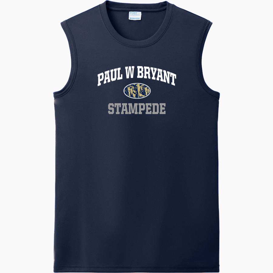 PAUL W BRYANT HIGH SCHOOL STAMPEDE <span class="pdp-name-mascot">PAUL W BRYANT STAMPEDE</span> Port & Company Men's Performance Sleeveless Tee