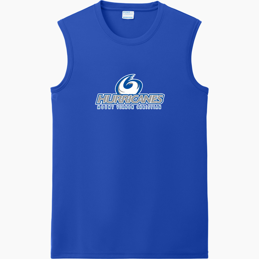 MOUNT VERNON CHRISTIAN HURRICANES Port & Company Men's Performance Sleeveless Tee