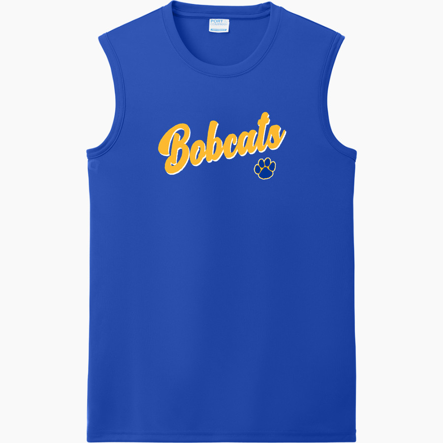 Lansing Bobcats Bobcats Port & Company Men's Performance Sleeveless Tee