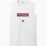 PERRY HIGH SCHOOL MAROONS <span class="pdp-name-mascot">PERRY MAROONS</span> Port & Company Men's Performance Sleeveless Tee Front Thumbnail