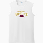 MILLBURY SR HIGH SCHOOL WOOLIES <span class="pdp-name-mascot">MILLBURY MEMORIAL WOOLIES</span> Port & Company Men's Performance Sleeveless Tee Front Thumbnail