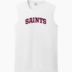 Legacy Christian Academy Saints Port & Company Men's Performance Sleeveless Tee Front Thumbnail