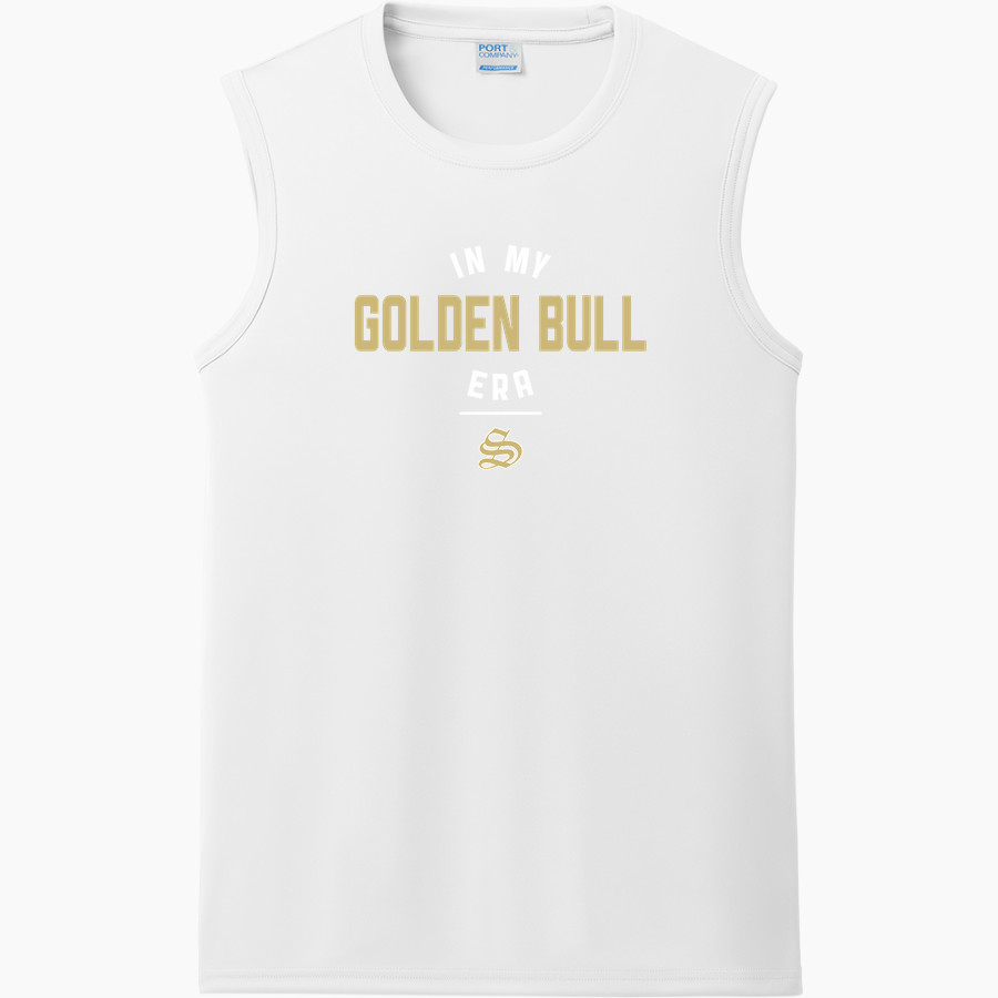 E E SMITH HIGH SCHOOL GOLDEN BULLS <span class="pdp-name-mascot">E E SMITH GOLDEN BULLS</span> Port & Company Men's Performance Sleeveless Tee