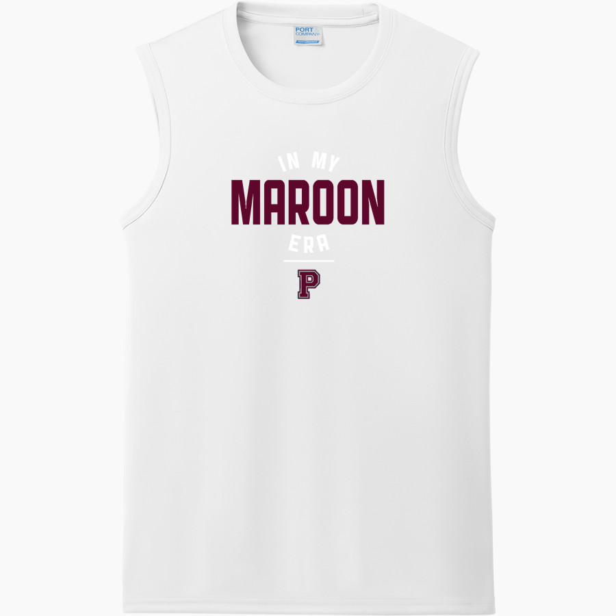 PERRY HIGH SCHOOL MAROONS <span class="pdp-name-mascot">PERRY MAROONS</span> Port & Company Men's Performance Sleeveless Tee