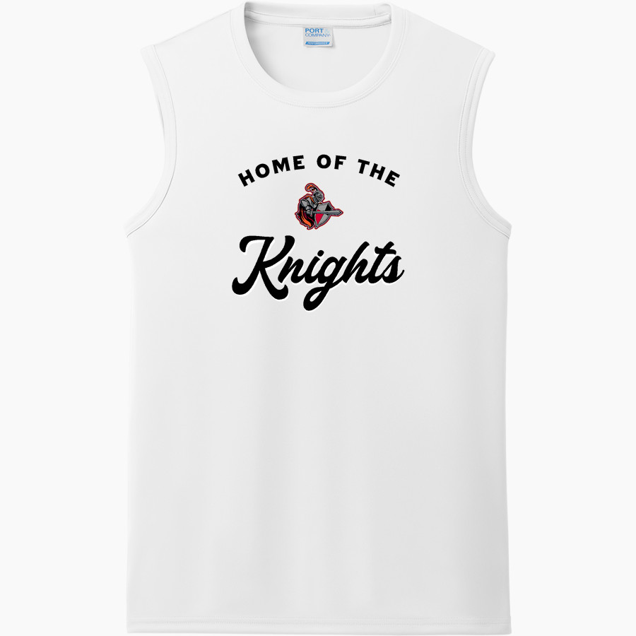 Lake Travis Knights <span class="pdp-name-mascot">Lake Travis Knights</span> Port & Company Men's Performance Sleeveless Tee