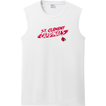 St. Clement Cardinals <span class="pdp-name-mascot">St. Clement School Cardinals</span> Port & Company Men's Performance Sleeveless Tee Front Thumbnail