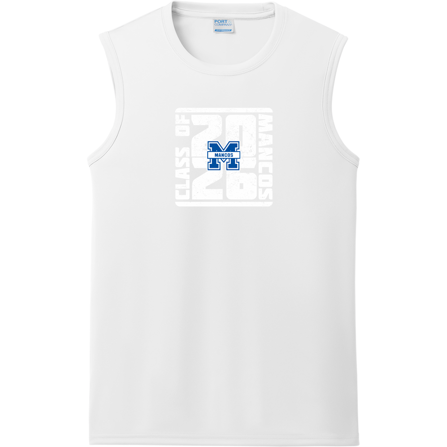 MANCOS HIGH SCHOOL BLUEJAYS <span class="pdp-name-mascot">MANCOS BLUEJAYS</span> Port & Company Men's Performance Sleeveless Tee