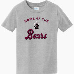 Paideia High Bears Port & Company Toddler Fan Favorite Tee Front Thumbnail
