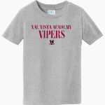 Val Vista Academy Vipers <span class="pdp-name-mascot">Val Vista Academy Vipers</span> Port & Company Toddler Fan Favorite Tee Front Thumbnail