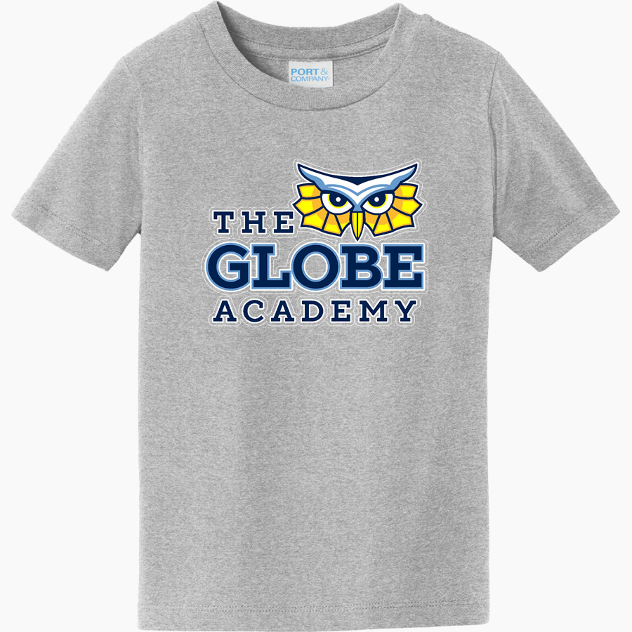 The GLOBE Academy Owls Port & Company Toddler Fan Favorite Tee