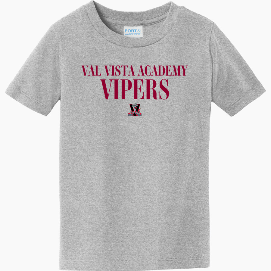 Val Vista Academy Vipers <span class="pdp-name-mascot">Val Vista Academy Vipers</span> Port & Company Toddler Fan Favorite Tee