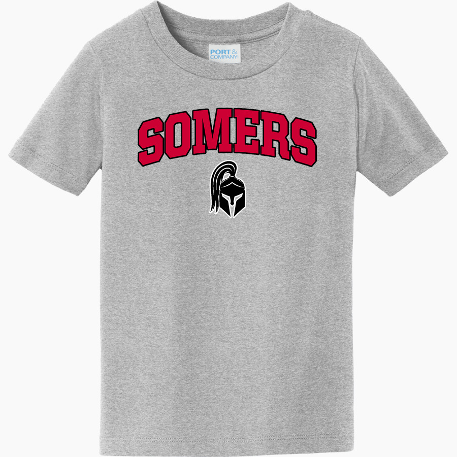 Somers Softball Spartans <span class="pdp-name-mascot">Somers Youth Softball Spartans</span> Port & Company Toddler Fan Favorite Tee