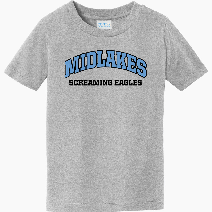 MIDLAKES HIGH SCHOOL SCREAMING EAGLES <span class="pdp-name-mascot">MIDLAKES SCREAMING EAGLES</span> Port & Company Toddler Fan Favorite Tee