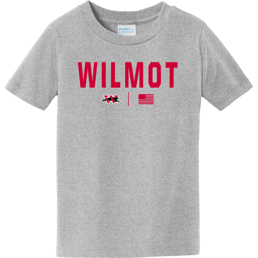 WILMOT UNION HIGH SCHOOL PANTHERS <span class="pdp-name-mascot">WILMOT PANTHERS</span> Port & Company Toddler Fan Favorite Tee